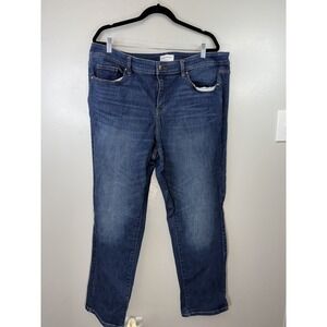 Lane Bryant Size 18 Midwash‎ Boyfriend Cut Jeans